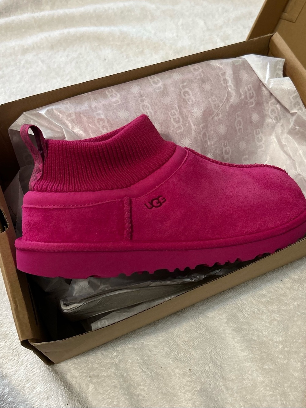UGG Kids' Classic Ultra Stretch Cuff Boot - Deep Magenta